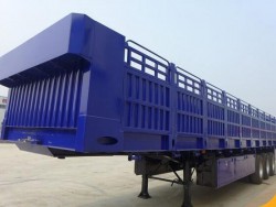 3 axles cargo transportation trailer