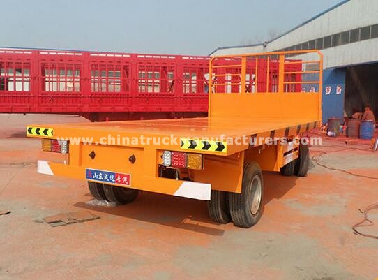25Ton turntable two axle full trailers