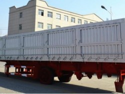 Top  quality 3 axle  animal Side wall fence  semi truck  trailer