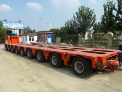 hydraulic Low Bed Trailer detachable gooseneck lowboy semi trailer 100 ton