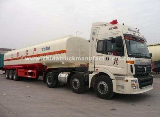 45000L Tri-axle Stainless Steel Fuel Tank Trailer