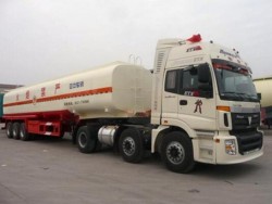 45000L Tri-axle Stainless Steel Fuel Tank Trailer