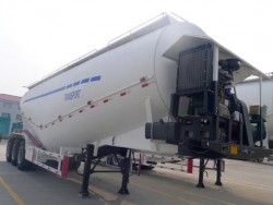 3 axle 60ton Bulk Cement Powder Tanker Trailer