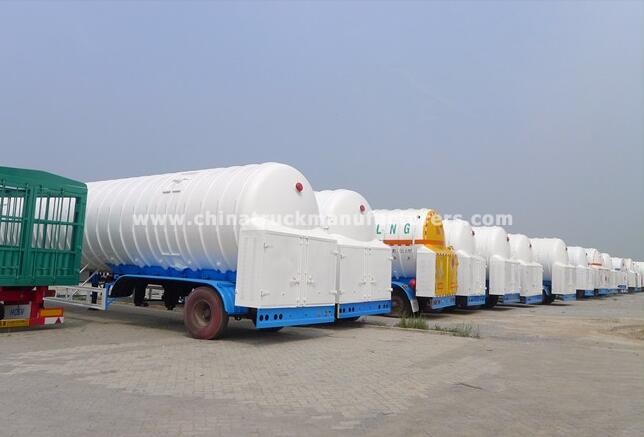 China mobile lng storage tank semi trailer