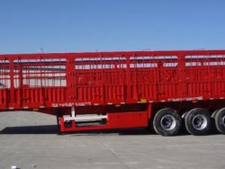 60T 3 axle fence cargo trailer shipping trailer