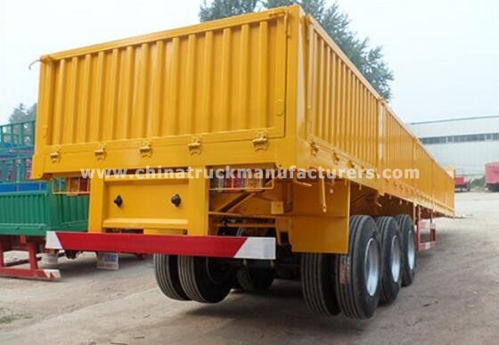 Tri-axles 60 tons Cargo Truck Semi Trailer