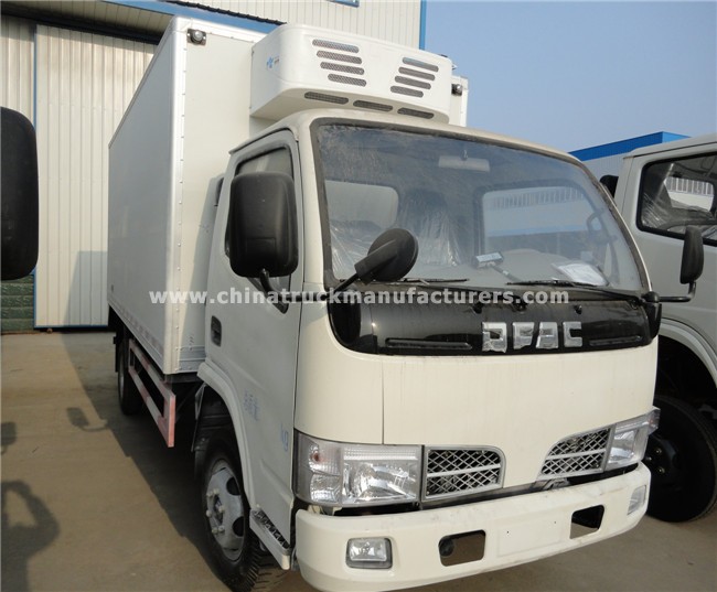 Dongfeng 4x2 95hp Thermo King Refrigerator truck