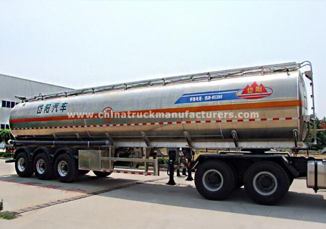 45000 liters 3 axle aluminum alloy fuel tanker