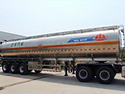 45000 liters 3 axle aluminum alloy fuel tanker