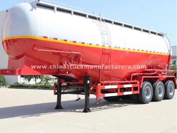 25-120 CBM 20-80 ton bulk cement tanker truck trailer