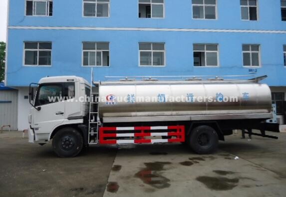diesel 180hp 10 ton bulk milk transport tank truck
