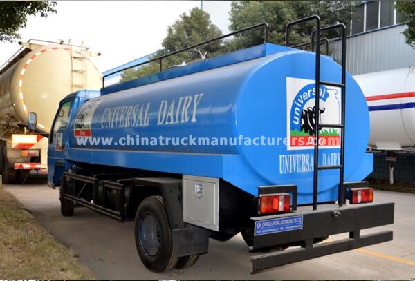 Foton 4x2 Small 4000 liter Stainless Steel Milk Transport Tank Truck