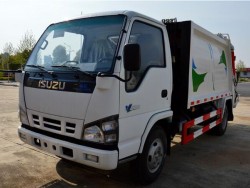 isuzu Electric Compactor Garbage Waste Truck 5CBM Trash Garbage Transport Truck