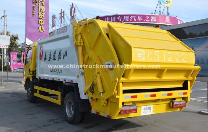 Dongfeng 4x2 Mini Garbage Compactor Truck