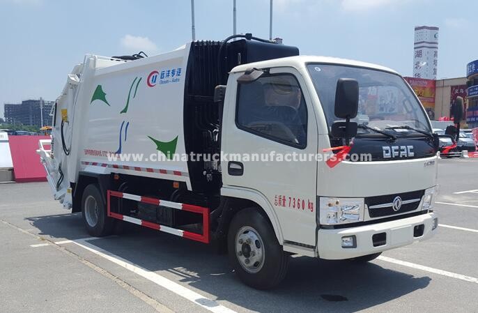 Small 4x2 Drive Wheel Compactor GarbageTruck