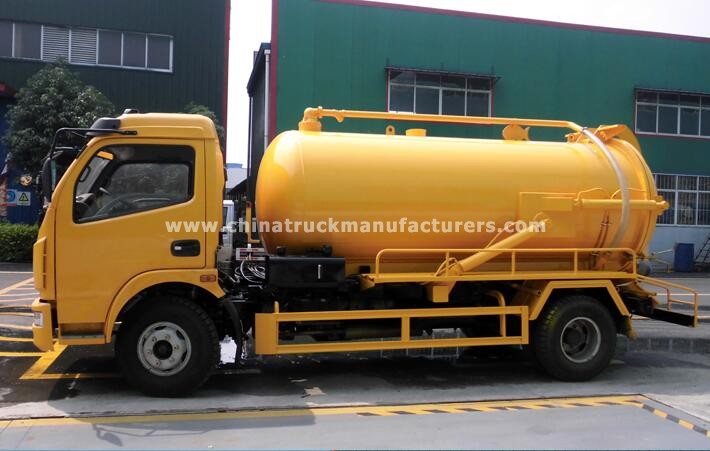 sewer cleaning vehicle 6000 liter Sewage Suction Truck