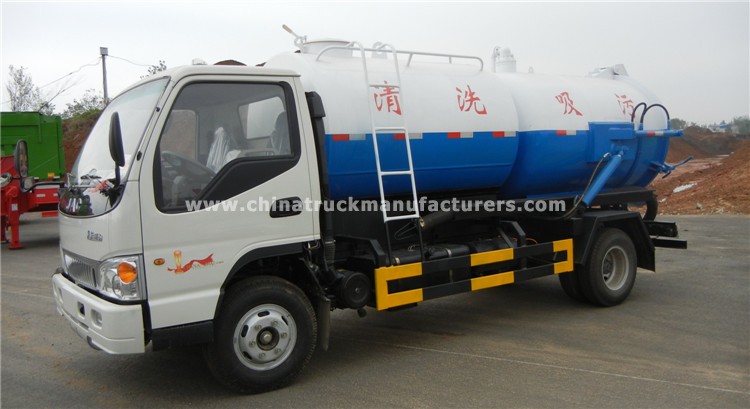 110hp 4*2 JAC Cleaning Sewage Truck 6000L