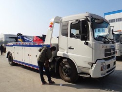 Dongfeng Tianjin 210hp 16ton heavy duty tow truck