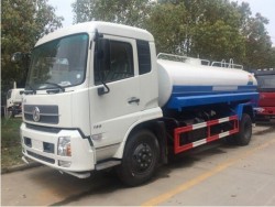 10000 liter Dongfeng Tianjin 4x2 water carrier tanker truck