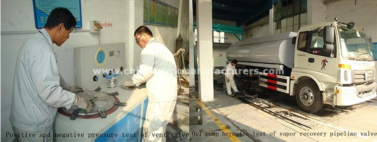 High quality carbon steel 16000 liters 4x2 foton fuel truck