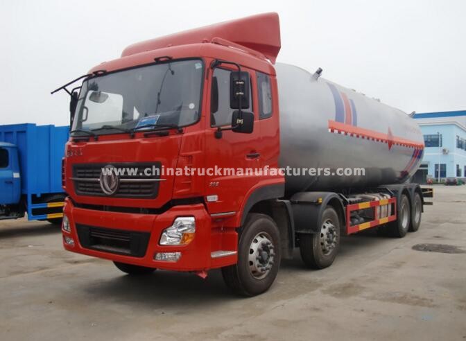 Dongfeng 8x4 liquefied gas tanker truck