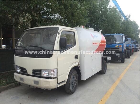Dongfeng 4x2 mini lpg tanker transportation truck