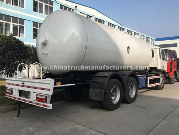 6x4 Dongfeng 25.3m3 lpg gas cylinder truck