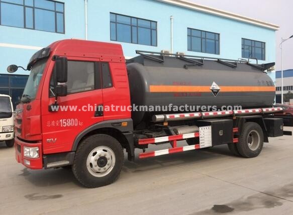 15000 liters FAW 4x2 chemical liquid truck