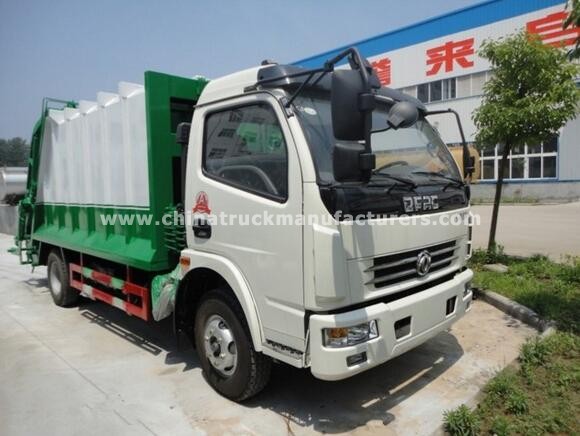 High quality 6-8m3 compactor garbage truck