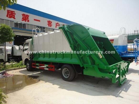 High quality 6-8m3 compactor garbage truck