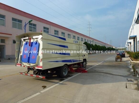 good quality dongfeng 4m3 sweeper machine