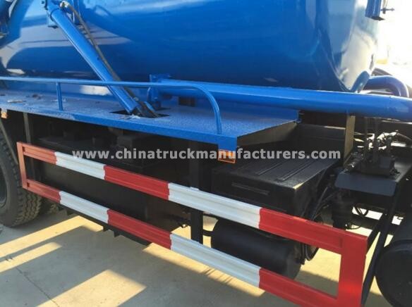 Dongfeng tianjin 10cbm sewage suction tank truck
