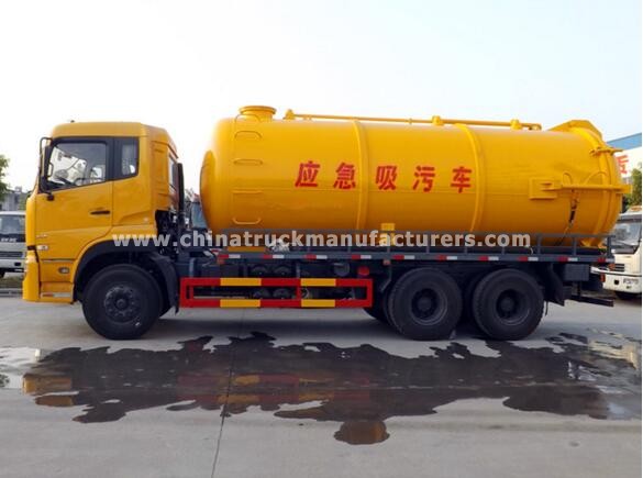 Dongfeng 6x4 12-16cbm sewage drainage truck