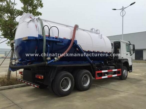 Howo 6*4 right hand drive sewage suction truck