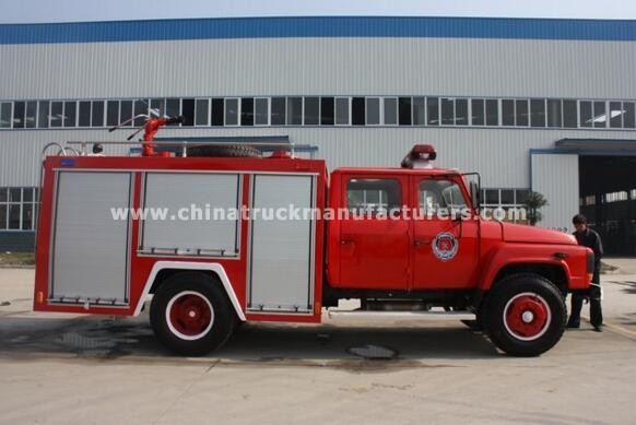 dongfeng 5000L water tank red fire fighting truck