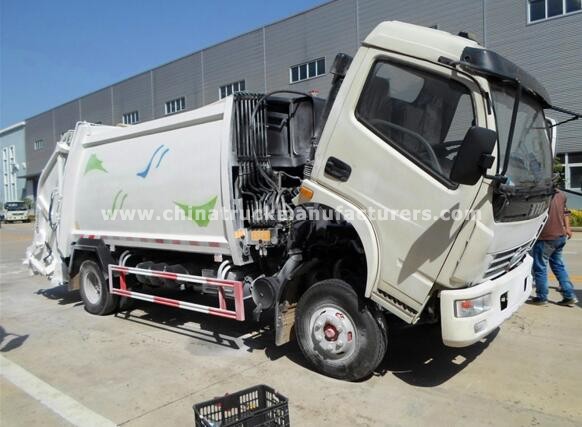 9-12tons DFAC 4*2 garbage compactor truck