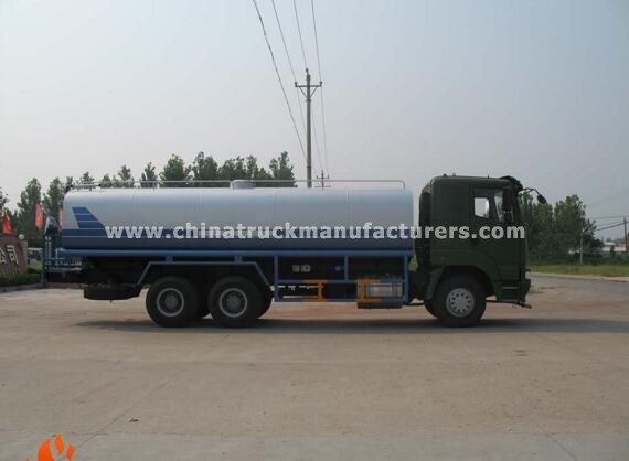 SINOTRUCK 6x4 210HP 16~18 ton water tank truck