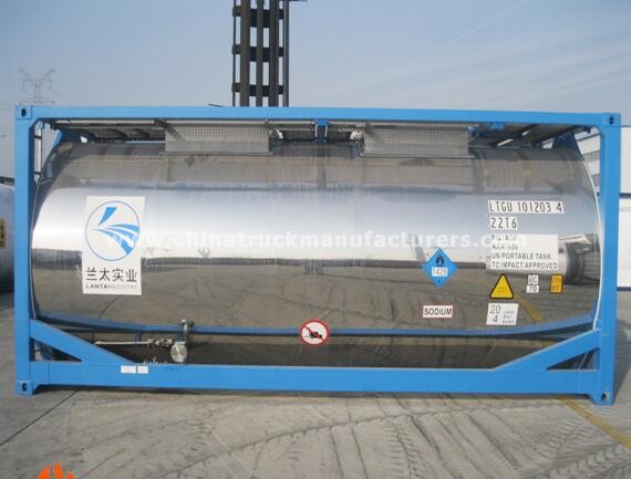 20 feet tank container for nitric acid sulfuric acid ISO tank