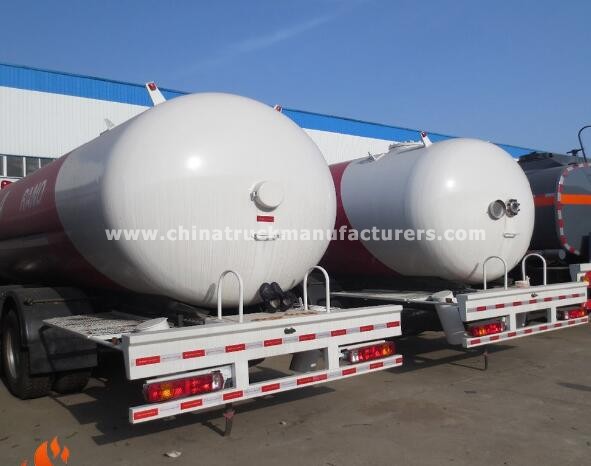 6x4 HOWO 20m3 liters gas cylinder transportation lpg tanker truck
