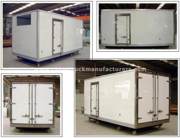 HOWO 4x2 Refrigerator Cooling Van Truck