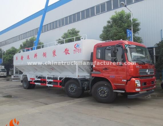 10 wheel 25m3 dongfeng feed truck