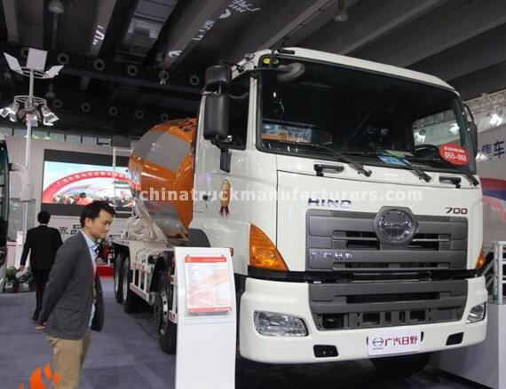 HINO 8X4 12m3 14m3 concrete mixer truck