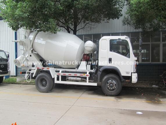Dongfeng 4*2 concrete mixer truck 4 cbm