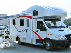 Double expansion Iveco pickup camper caravan truck