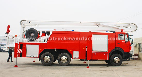 North-benz Beiben 6x4 6x6 left Hand Drive military army trucks Airport Fire Truck