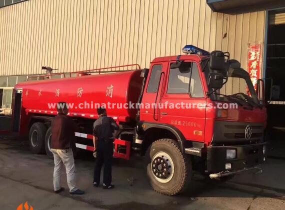 dongfeng 6x4 20000L water fire sprinkler truck