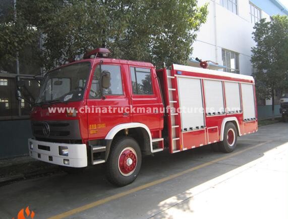 Euro3 4*2 190hp water foam fire fighting truck