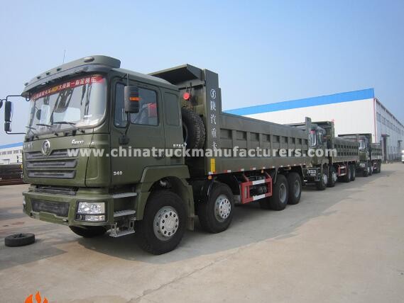 SHACMAN Olong Euro3 8x4 dump tipper truck