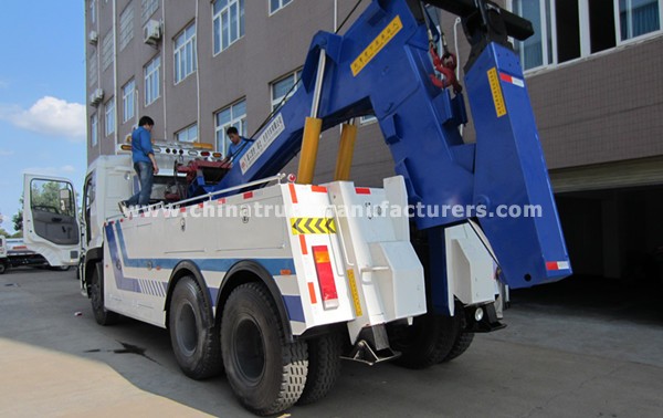 6x4 Dongfeng tianjin 16 tons recovery tow truck