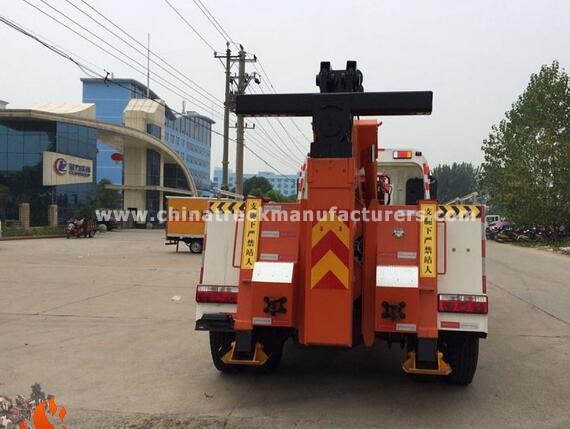 4x2 dongfeng 12 tons new design tow wrecker truck